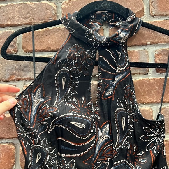 ASTR Paisley Jumpsuit - Picture 3 of 4